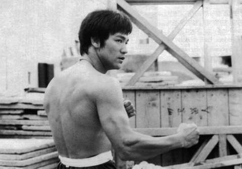 bruce lee muscles